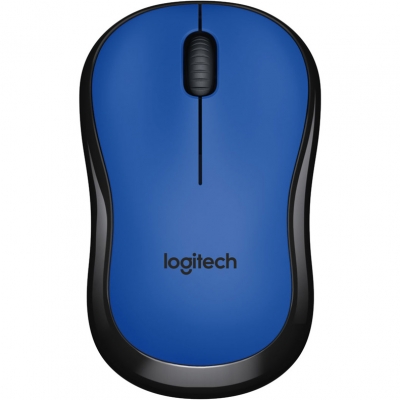 Logitech Wireless Mouse M220 Blue, Silent Optical Mouse for Notebooks, Nano receiver, Blue, Retail photo 1