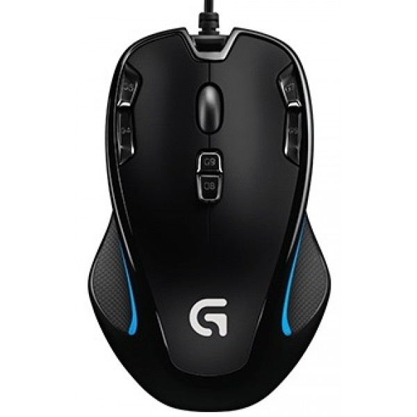 Logitech Gaming Mouse G300S, 9 Programmable buttons, 2500 dpi, Onboard memory: 3 profiles, Adjustable 7-color zone photo 1