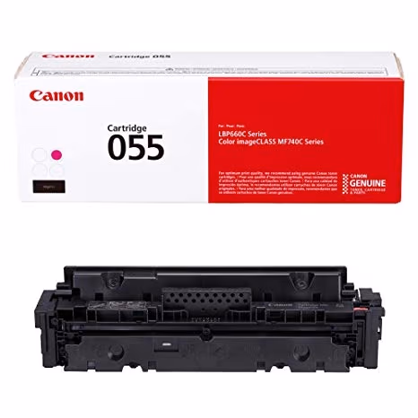 Laser Cartridge Canon 055 (3014C002), magenta (2100 pages) for MF742Cdw, MF744Cdw, MF746Cx, LBP663Cdw, LBP664Cx