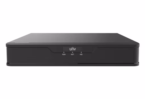 UNV NVR301-08X-P8, 8-ch, 1 SATA interface, 8 PoE, Incoming Bandwidth 64Mbps, 8 x 1080P@30 / 4 x 4MP@30 / 2 x 4K@30, 1x LAN, Audio In/Out, Mini 1U, H.265 