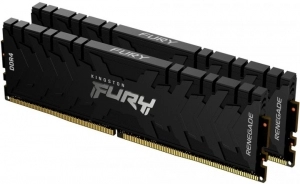 64GB (Kit of 2*32GB) DDR4-3600  Kingston FURY® Renegade DDR4, PC28800, CL18, 1.35V, Symmetric BLACK Large heat spreader, Intel XMP Ready (Extreme Memory Profiles)