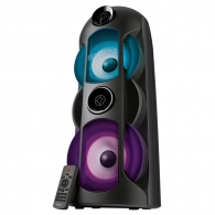 SVEN PS-720, black (80W, TWS, Bluetooth, FM, USB, microSD, LED-display, 2x4400mA*h) thumbnav 1