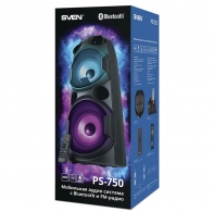 SVEN PS-720, black (80W, TWS, Bluetooth, FM, USB, microSD, LED-display, 2x4400mA*h) thumbnav 4