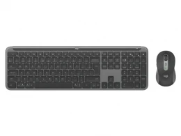 Tastatura si Mouse Wireless Logitech Signature Slim MK950, Graphite