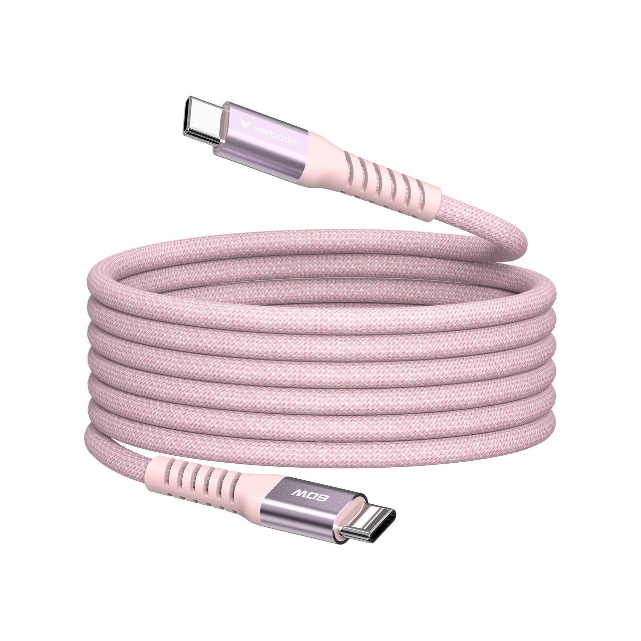 Cablu Magnetic USB-C to USB-C Verbatim Sync & Charge Magnetic 60W / 1.2 m photo 1