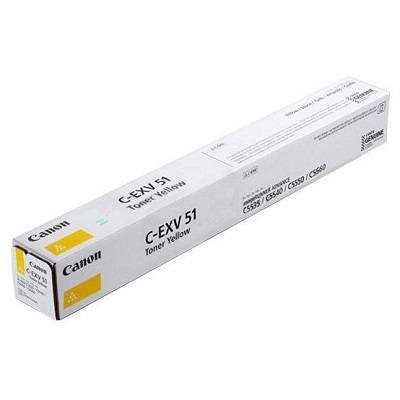 Toner Canon C-EXV51 Yellow, (681g/appr. 60 000 pages 5%) for Canon iRC55xx photo 1 Toner Canon C-EXV51 Yellow, (681g/appr. 60 000 pages 5%) for Canon iRC55xx photo 1