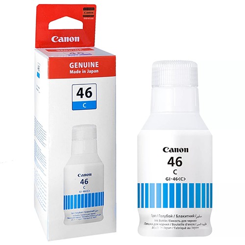 Ink Bottle Canon GI-46 C, Cyan (4427C001), 135ml, 14000 p. (Eco 21000 p.) for MAXIFY GX3040 MAXIFY GX4040 MAXIFY GX5040 MAXIFY GX5140 MAXIFY GX5540 MAXIFY GX6040 MAXIFY GX6140 MAXIFY GX6540 MAXIFY GX7040 MAXIFY GX7140 photo 2