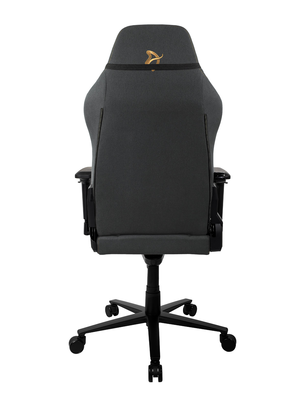 Fotoliu Gaming AROZZI Primo Woven Fabric/ 135-145kg / 165-190cm / Black/Gold photo 4