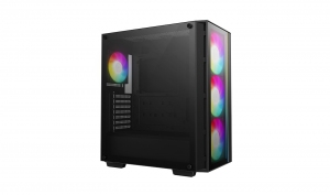 Carcasa DEEPCOOL MATREXX 55 V4 / w/oPSU / Side panel / ATX / Black thumbnav 2