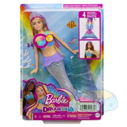 Barbie HDJ36 Sirena Lumini Stralucitoare 