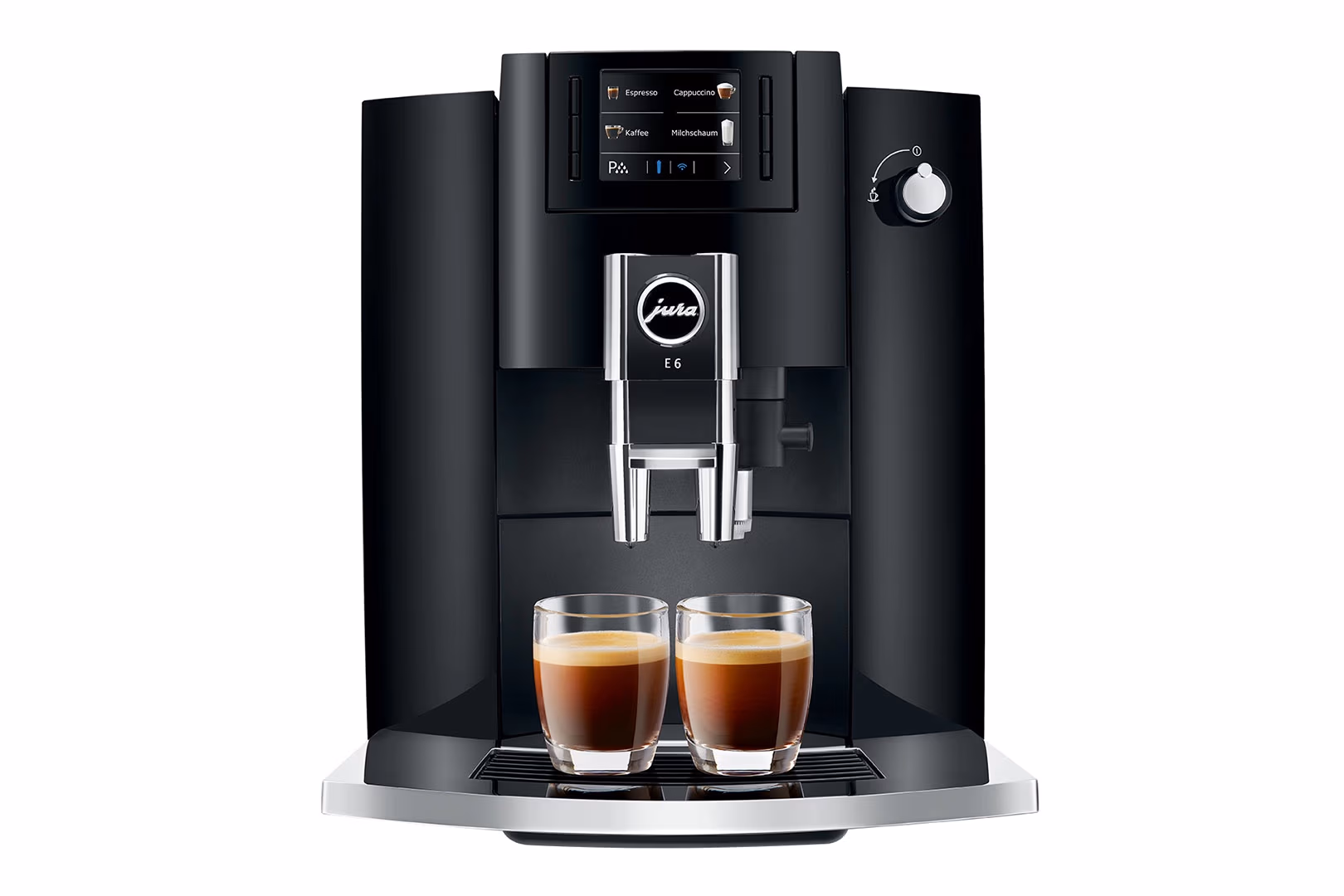 Кофемашина эспрессо JURA E6 Platin Black,15377 