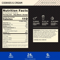 Казеин Optimum Nutrition Gold Standard 100% CASEIN, Cookies & Cream 3.85lb thumbnav 2