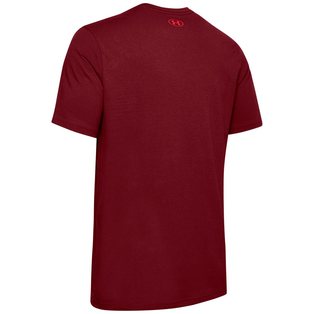 Футболка мужская Under Armour UA GL Foundation SS T L Бордовый photo 2