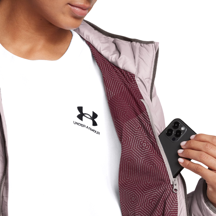 Куртка Under Armour LEGEND DOWN HOODED JACKET L Сиреневый Женский photo 3