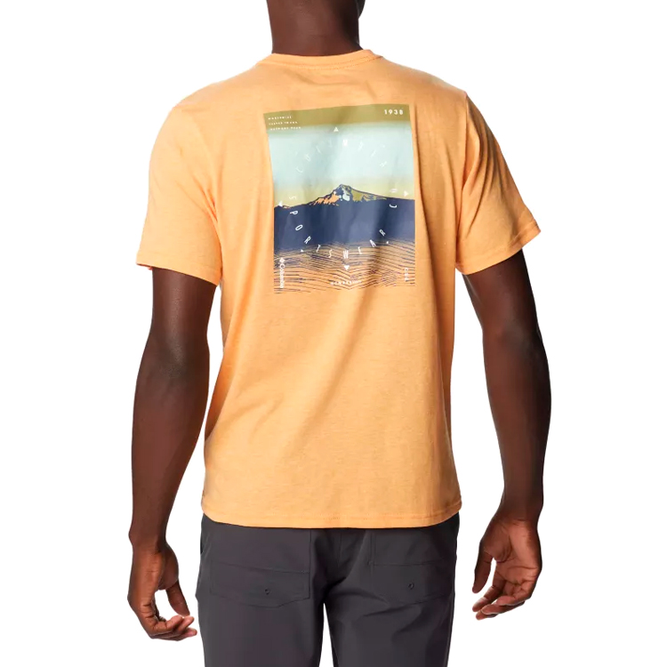 Tricou bărbătesc Columbia Tech Trail Crew Neck II S Galben photo 3