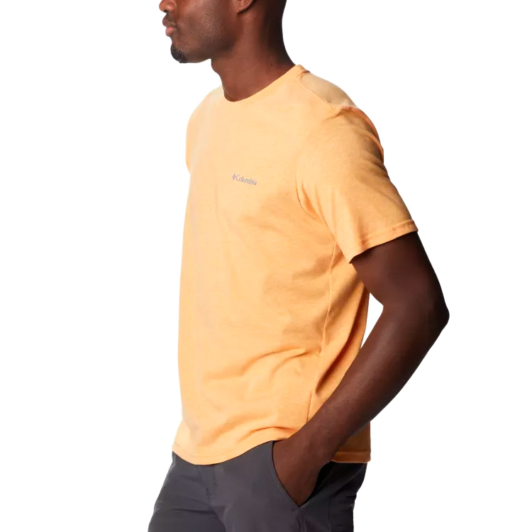Tricou bărbătesc Columbia Tech Trail Crew Neck II S Galben photo 4