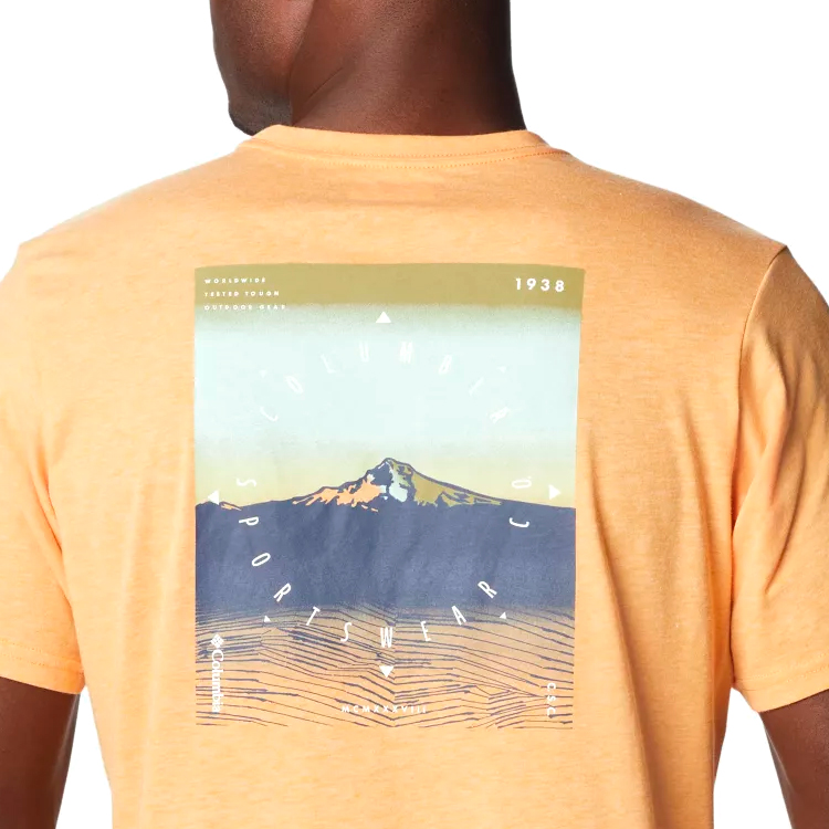 Tricou bărbătesc Columbia Tech Trail Crew Neck II S Galben photo 5