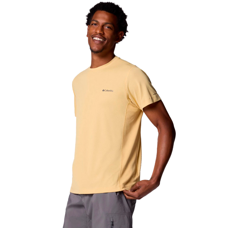 Tricou bărbătesc Columbia Zero Rules Light Short Sleeve Crew M Galben photo 3