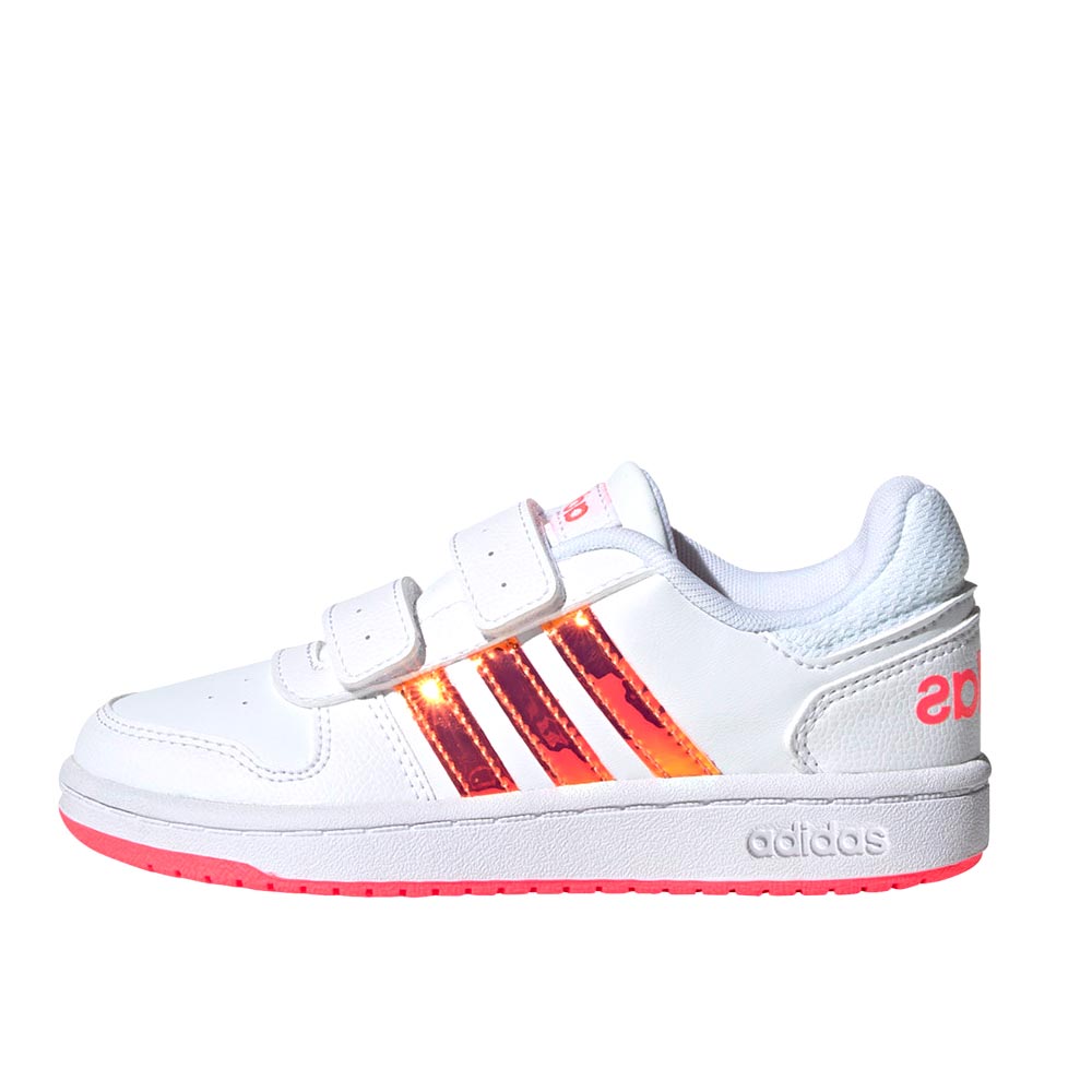 Кроссовки Adidas HOOPS 2.0 CMF C / Женский / 28 / Розовый/Белый photo 1