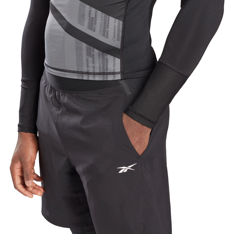 Шорты мужские Reebok TS 2-in-1 Strength S Черный photo 3