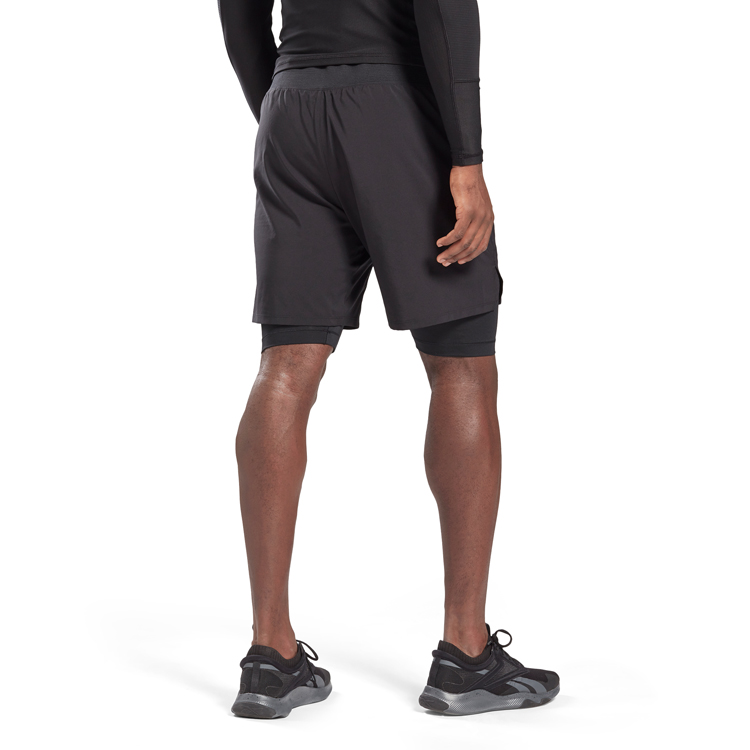 Шорты мужские Reebok TS 2-in-1 Strength S Черный photo 4