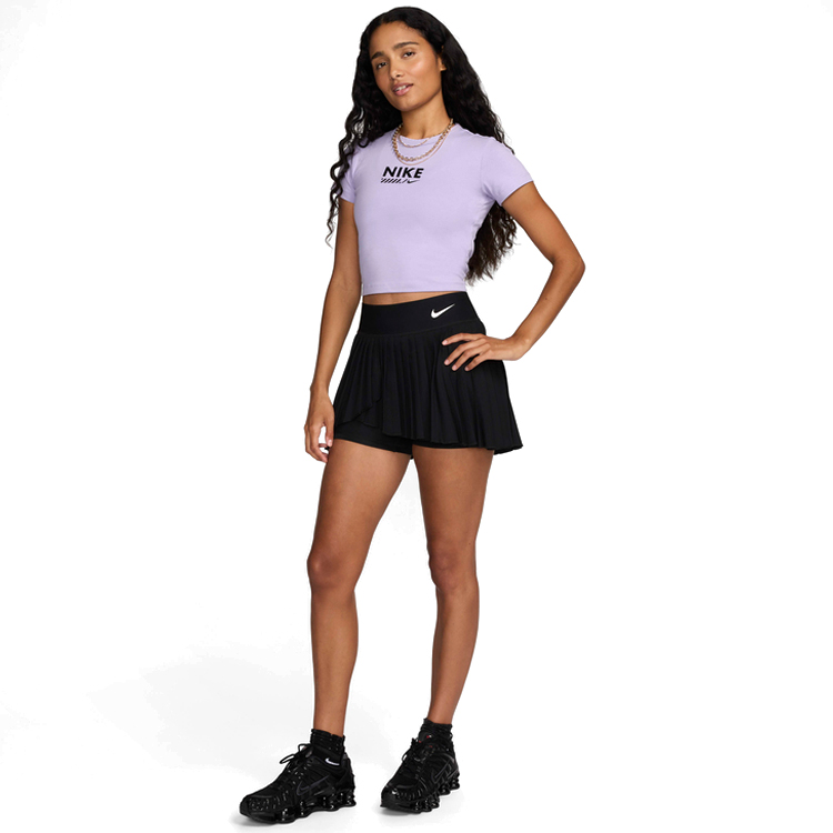 Tricou Nike W NSW TEE BBY GLS L Mov Femei photo 5