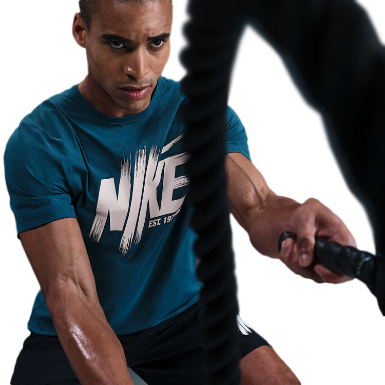 Tricou bărbătesc Nike M NK DF UV HYVERSE SS GFX S Verde photo 3