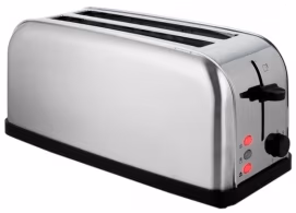Тостер Kitfort KT-2015, 4 тоста, 1500 Вт, Серебристый