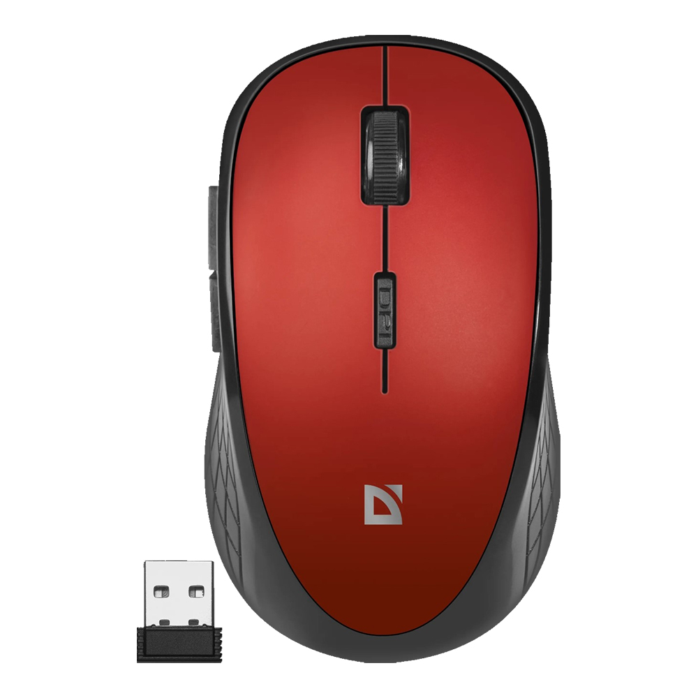Mouse fara fir Defender Hit MM-415 Rosu cu negru / Optic / Rosu cu negru photo 6