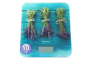 Кухонные весы Vitek VT-2415 B, 10 кг, C рисунками thumbnav 1
