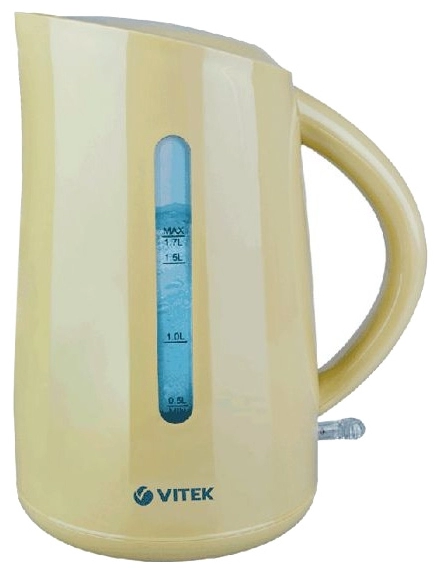 Чайник электрический Vitek VT7015, 1.7 л, 2200 Вт, Бежевый