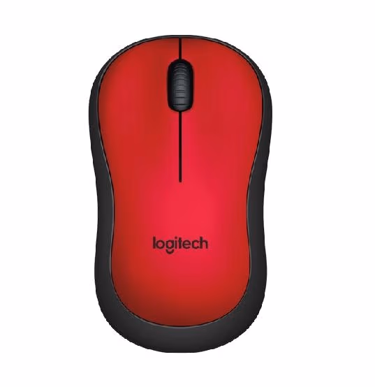 Logitech Wireless Mouse M220 Red, Silent Optical Mouse for Notebooks, Nano receiver, Red, Retail 