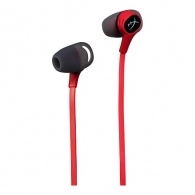 Headphone HyperX Cloud Earbuds, Red, In-line mic with multi-function button, Frequency response: 20Hz–20,000 Hz, Dynamic 14mm with neodymium magnets, 3.5 jack, Signature HyperX comfort, Immersive in-game audio