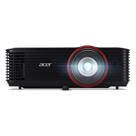 FHD Projector ACER NITRO G550 (MR.JQW11.001) Gaming DLP 3D, 1920x1080 (up to 4K), 10000:1, 2200 Lm, 6000hrs (Eco), 2 x HDMI, 3 x VGA, Audio Line-in/out, 3W Mono Speaker, Bag, Black, 3.1Kg   photo 1