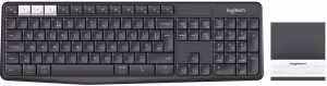Logitech Wireless Combo K375s Multi-Device, Unifying  (2.4GHz), Bluetooth, Universal Phone and Tablet Stand - RUS