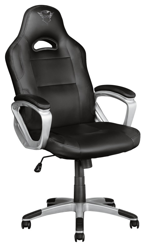 Trust Gaming Chair GXT 705 Ryon, Class 4 gas lift, Armrest with comfortable cushions, Strong wooden frame,Tilting seat with locking possibility, up to 150kg, Black photo 1