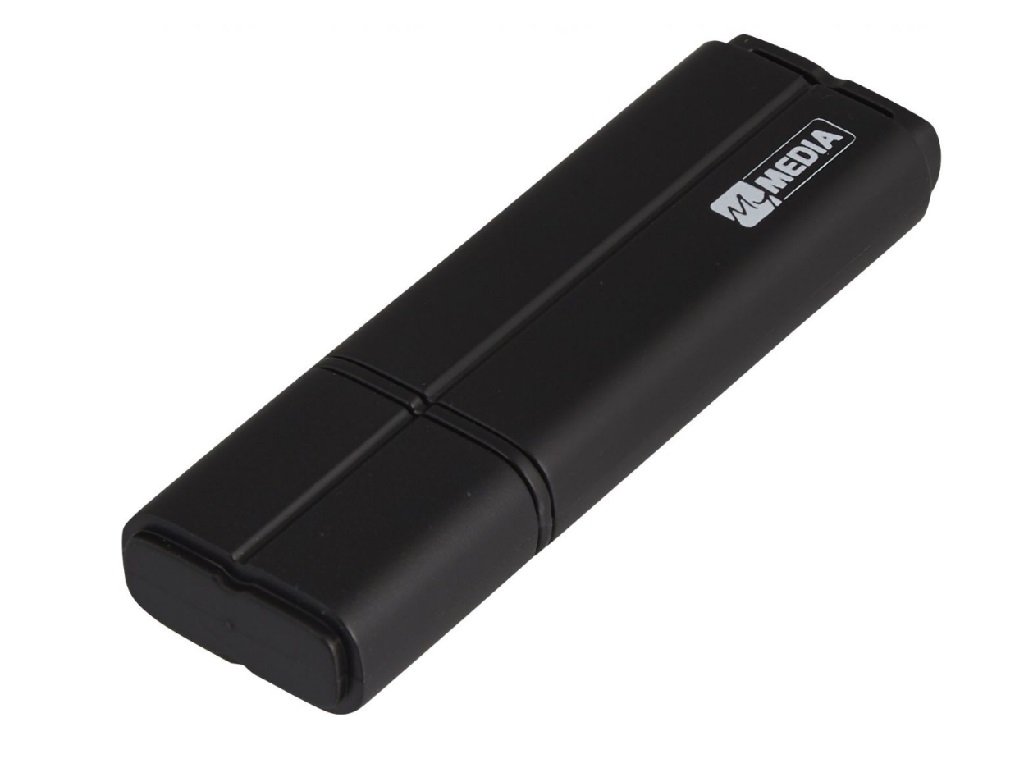 16GB USB2.0 MyMedia (by Verbatim) MyUSB Drive Black, Classic compact design with cap to protect USB connector (Read 18 MByte/s, Write 10 MByte/s) photo 3