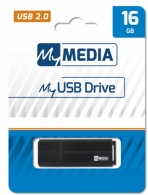 16GB USB2.0 MyMedia (by Verbatim) MyUSB Drive Black, Classic compact design with cap to protect USB connector (Read 18 MByte/s, Write 10 MByte/s) thumbnav 4