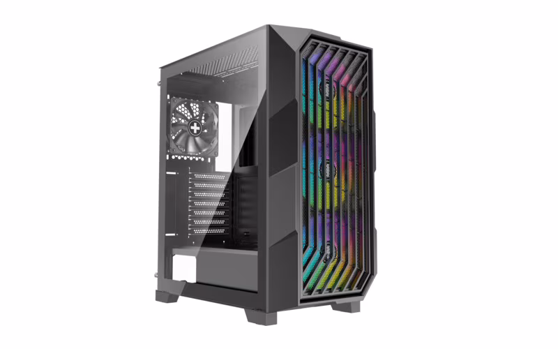Корпус XILENCE BREEZE II (XG181) / w/oPSU / Side panel / 3x ARGB 120mm + 1x120mm / ATX / Black