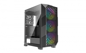 Корпус XILENCE BREEZE II (XG181) / w/oPSU / Side panel / 3x ARGB 120mm + 1x120mm / ATX / Black thumbnav 1