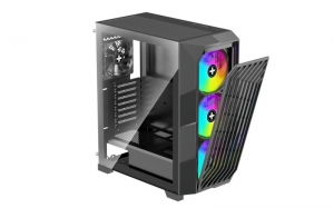 Корпус XILENCE BREEZE II (XG181) / w/oPSU / Side panel / 3x ARGB 120mm + 1x120mm / ATX / Black thumbnav 3