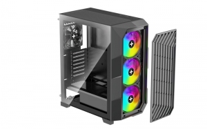 Корпус XILENCE BREEZE II (XG181) / w/oPSU / Side panel / 3x ARGB 120mm + 1x120mm / ATX / Black thumbnav 4