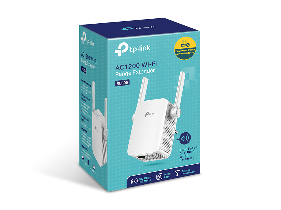Range Extender TP-LINK RE305 / AC1200 Dual Band / Wi-Fi5 photo 3