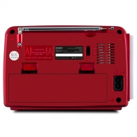 SVEN SRP-525 Red, FM/AM/SW Radio, 3W RMS, 8-band radio receiver, built-in audio files player from USB-fash, microSD and SD card storage devices, telescopic swivel antenna, built-in battery thumbnav 6