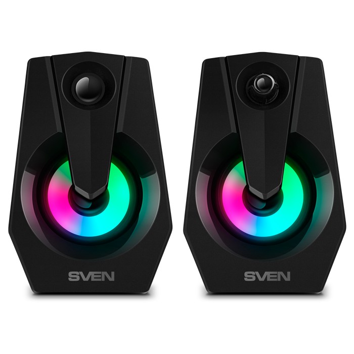 Колонки SVEN 370 / 6W / USB power / RGB / Black photo 2