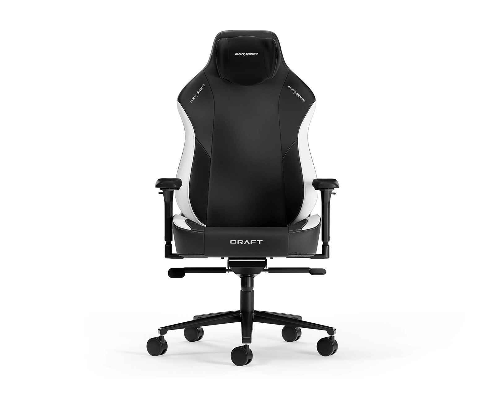 Игровое кресло DXRacer CRAFT-23-L / 150kg / 145-185cm / Black/White photo 1 Игровое кресло DXRacer CRAFT-23-L / 150kg / 145-185cm / Black/White photo 1