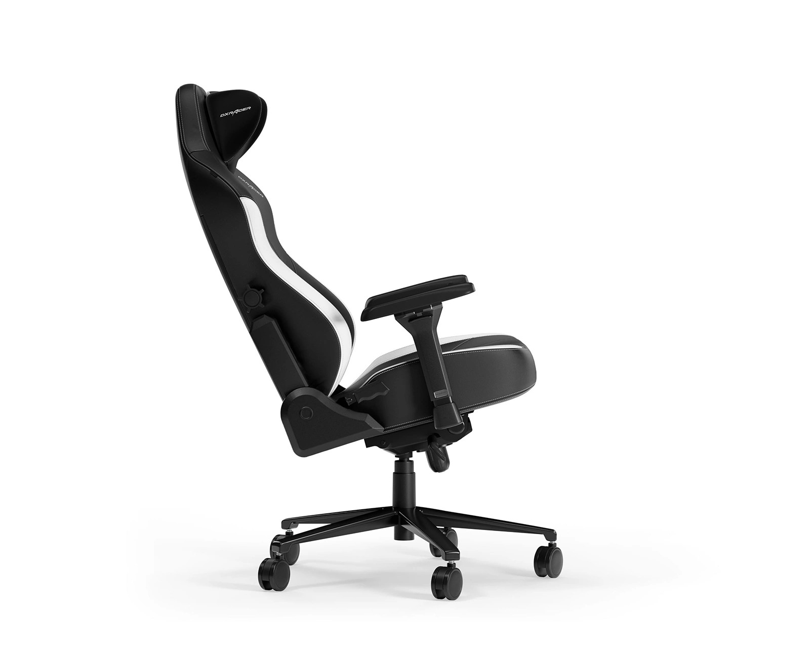 Игровое кресло DXRacer CRAFT-23-L / 150kg / 145-185cm / Black/White photo 3