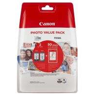 Комплект картридж PG-46 черный + CL-56 цветной + бумага Canon GP-501 50 л (9059B006) thumbnav 1