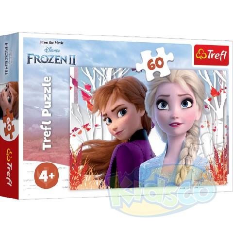 Trefl 17333 Puzzle 60 Anna And Elsa Frozen 2 photo 1