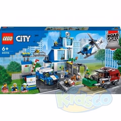Lego City 60316 Statia De Politie